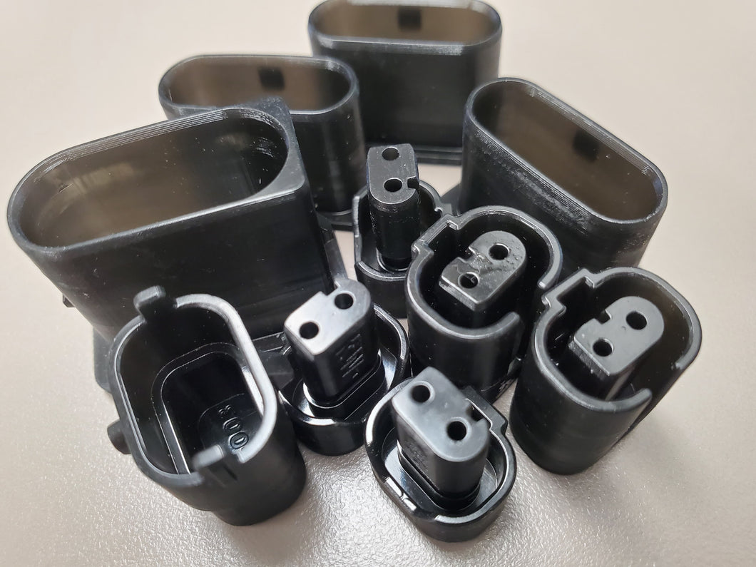 E70 3d printed ABS M57 Electrical Connector Cap Set